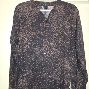 Lululemon Ashta Long Sleeve Henley Shirt Women's Large Lg L Excellent EUC